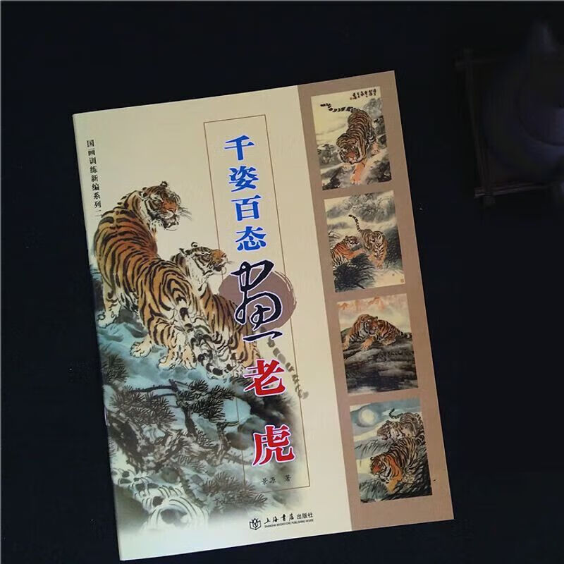 千姿百态画老虎 国画写意飞禽走兽教程动物 画法技法步骤图