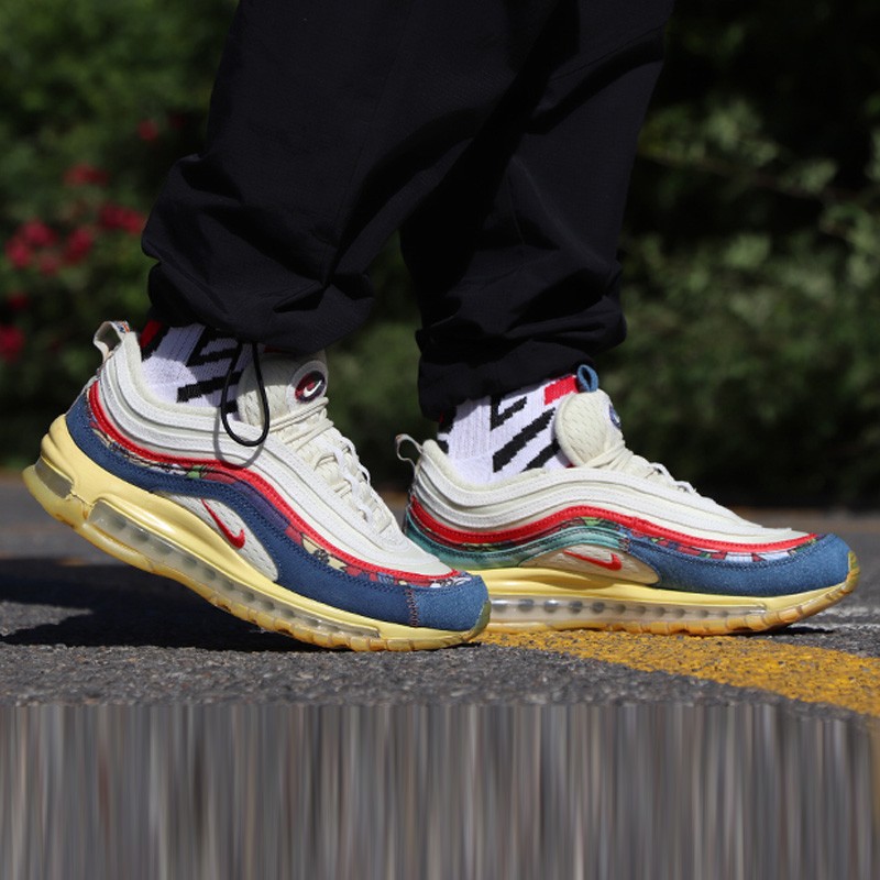 耐克(nike)休闲鞋男鞋春季新款运动鞋air max 97子弹头跑步鞋dv1486