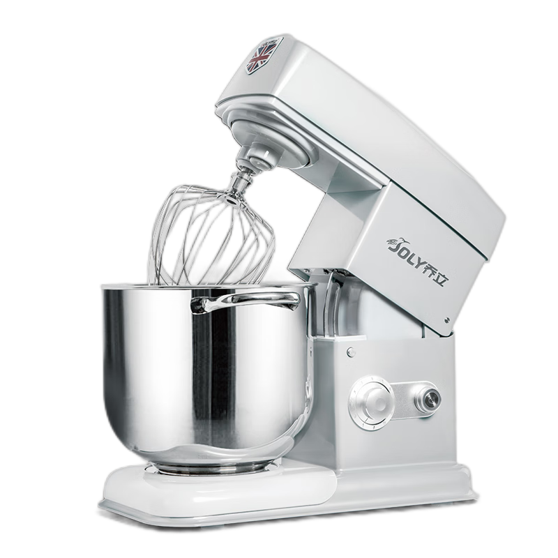 乔立 厨师机7600和面家用商用揉面发面全自动多功能搅面奶油机7L 白色+豪华电子+双层冰桶10048500130168