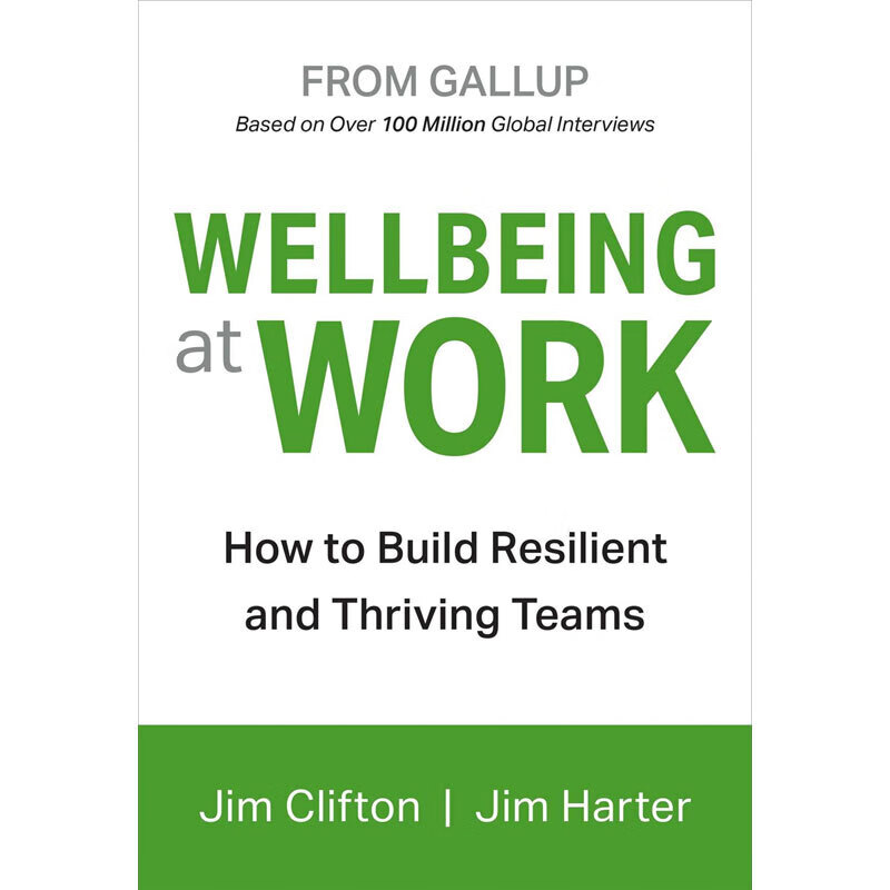 【中图原版】英文 wellbeing at work职场幸福感如何创建适应力强和充满活力的团队管