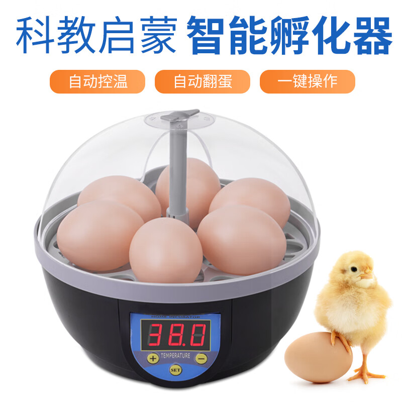 智牧人孵蛋器芦丁鸡小鸡孵化器小型家用智能孵化机水床鹦鹉全自动孵化