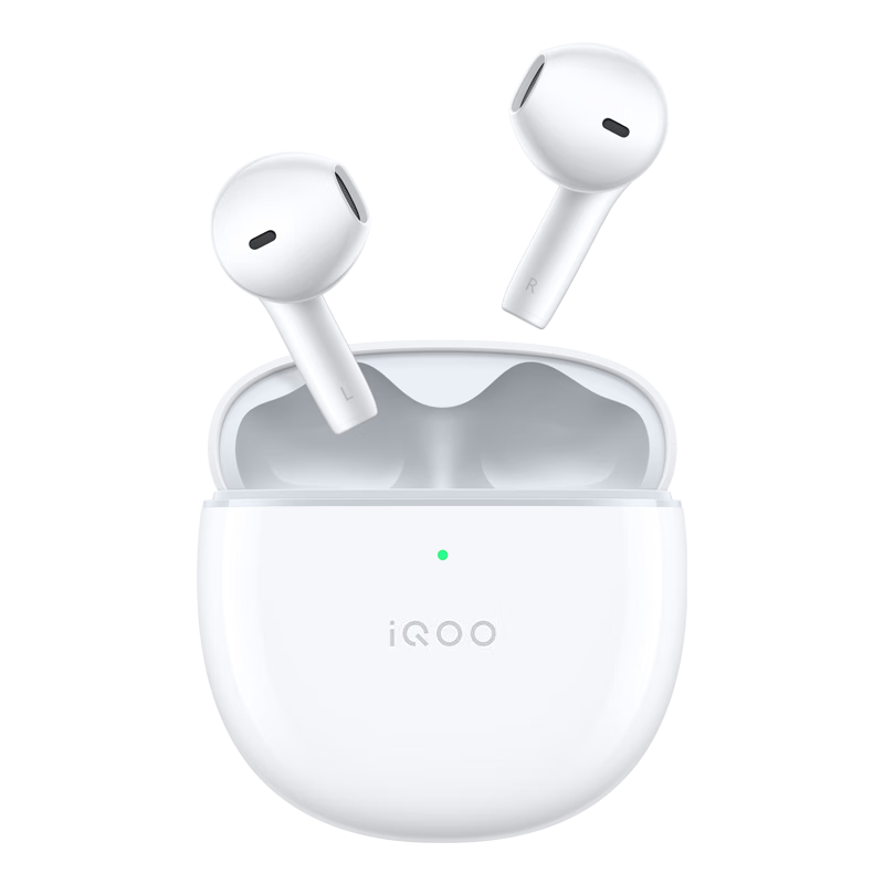 vivo iQOO TWS Air pro原装真无线蓝牙耳机音乐游戏运动降噪耳机电竞声效超轻佩戴oppo苹果华为手机 iQOO TWS Air星钻白