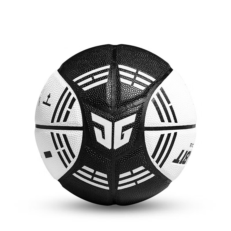 翼米乐军哥太极八卦球黑白室内室外比赛训练标准儿童防滑耐磨篮球 7号