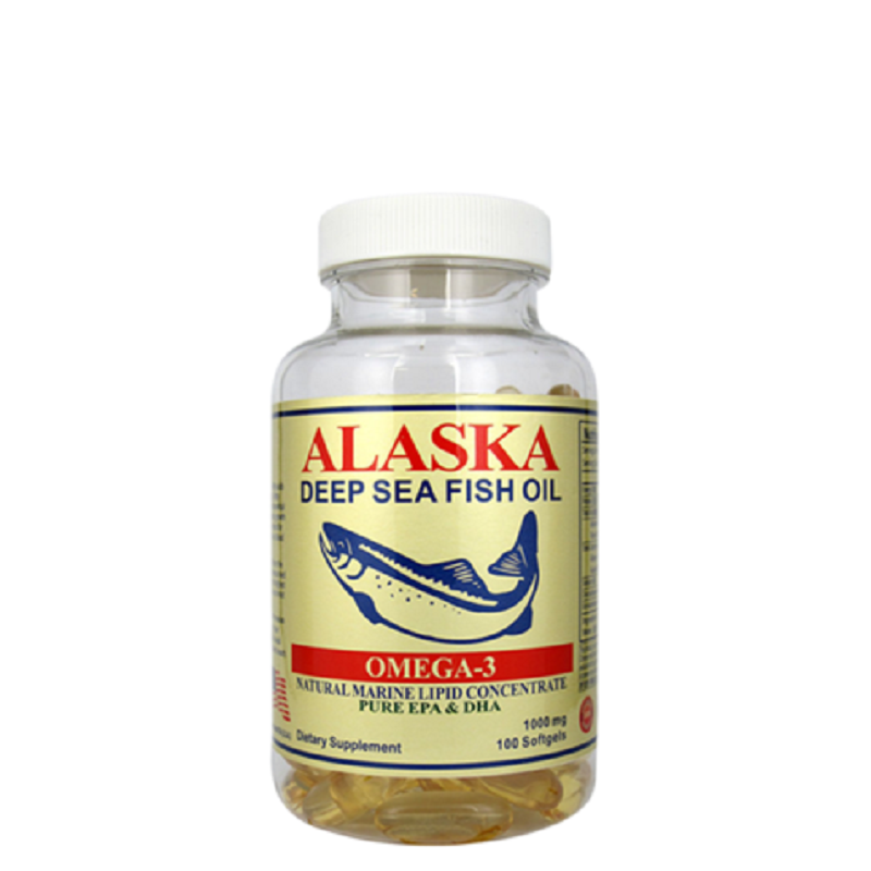美国阿拉斯加深海鱼油  deesea fishoil omera-3 100粒瓶  100粒