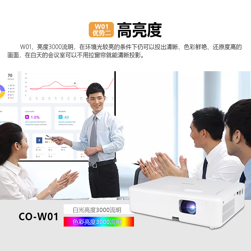 爱普生CO-W01投影机评测及推荐