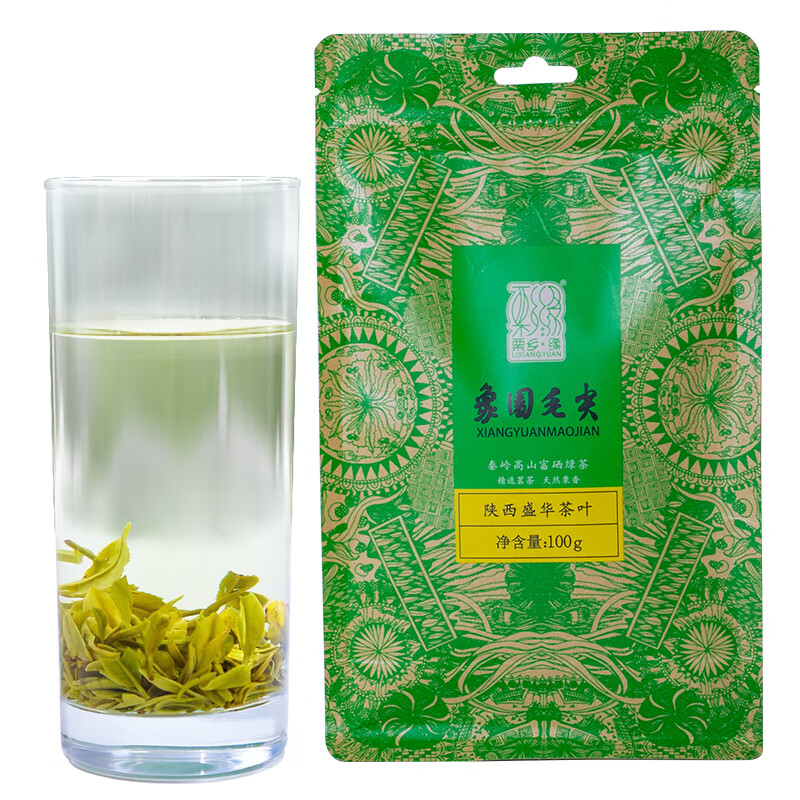 栗乡缘绿茶2025新茶叶镇安象园茶毛尖新茶春茶象园雾芽 毛尖袋装100g