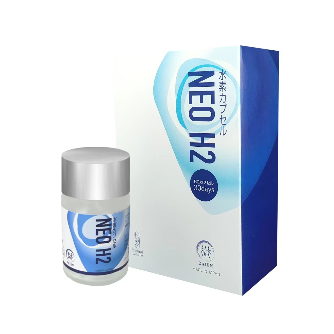 UP!NMN大衍原装进口水素氢离子k氧胶囊日本原装进口 1瓶60粒装