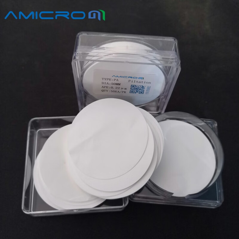 22um孔径纤维压制微孔滤膜 amicrom 80张/盒 25mm 0.10um  80张/盒