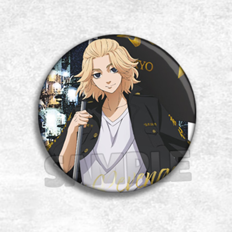 允鹿东京复仇者吧唧周边动漫二次元胸章cos徽章胸针佐野万次郎吧唧 b