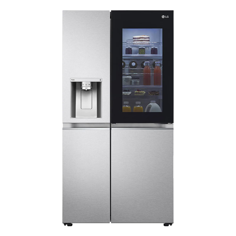 LG 628L对开门风冷无霜电冰箱 大容量家用超薄风线性变频 AI电脑智能控温 节能家用大冰箱S630DS11B