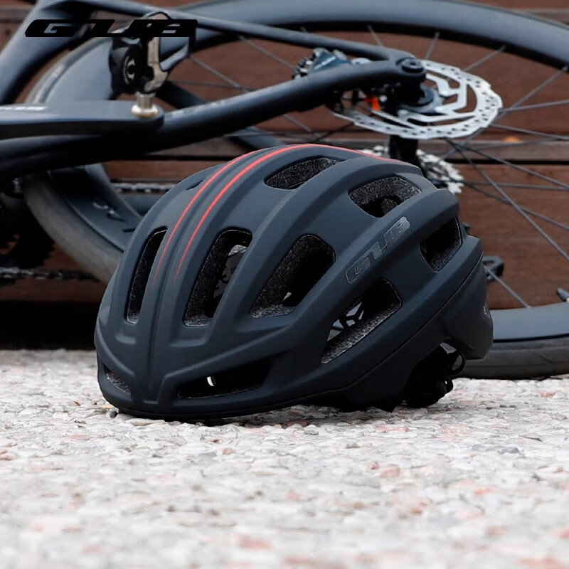 GUB����ͷ����ŮXXL�Ӵ�����ͷΧɽ�ع�·�����г�����װ����ȫñ D61-���ٺڣ�58-61cm�� XXL���ʺ�ͷΧ61-65cm