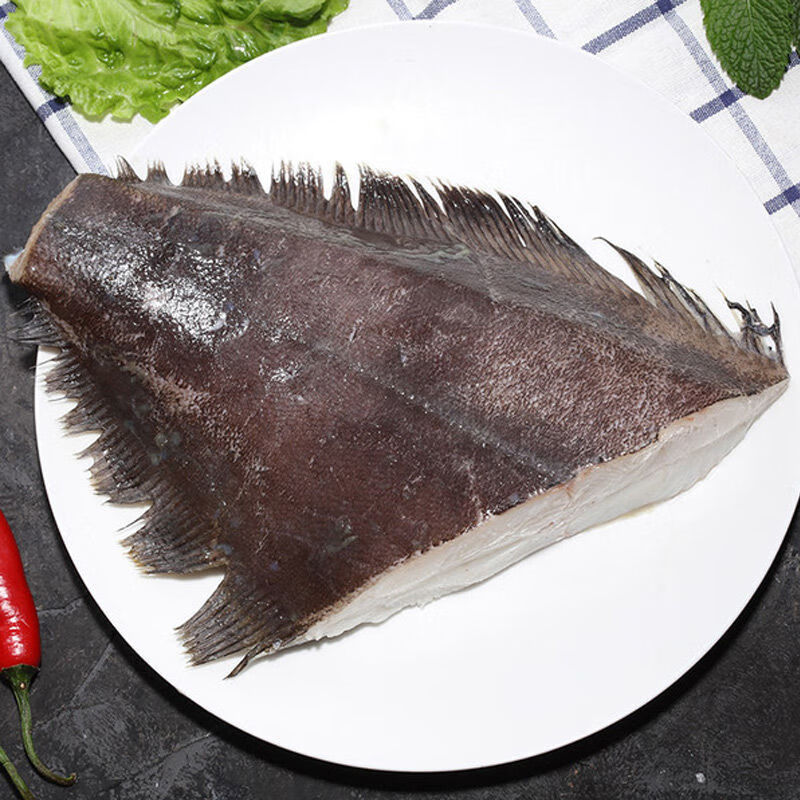颐菁泽 鲽鱼身去头去尾去内脏新鲜深海鸦片鱼格陵兰鱼比目鱼冷冻速冻