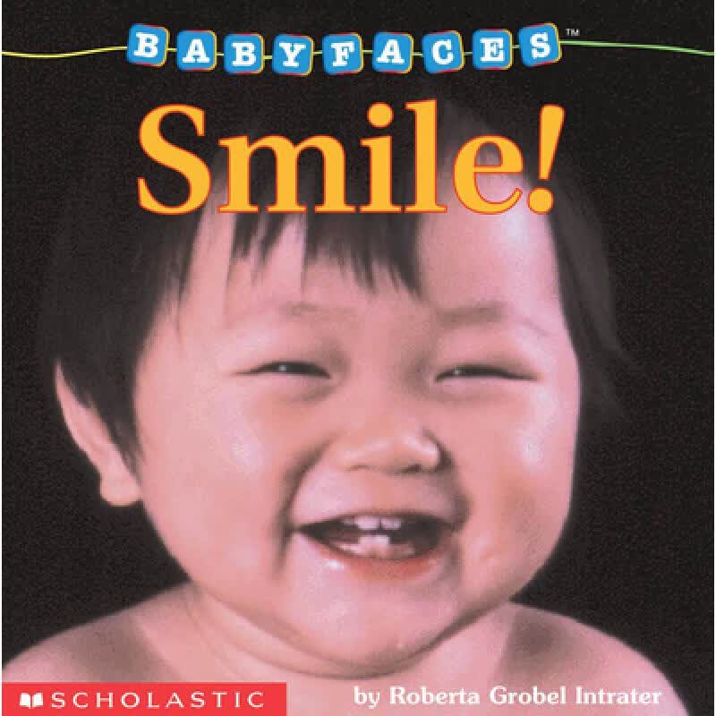 现货 微笑 宝宝的脸 Smile! (Baby Faces Board Book #2)