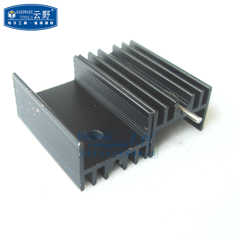 【高科美芯】 铝材散热片 to220散热器 单脚直插 适用to220 高25mm孔
