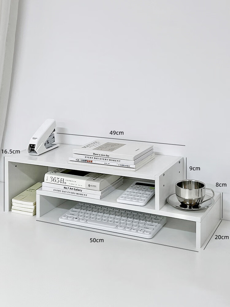 笔记本电脑增高架书桌办公桌桌面收纳架台式显示器宿舍桌上置物架