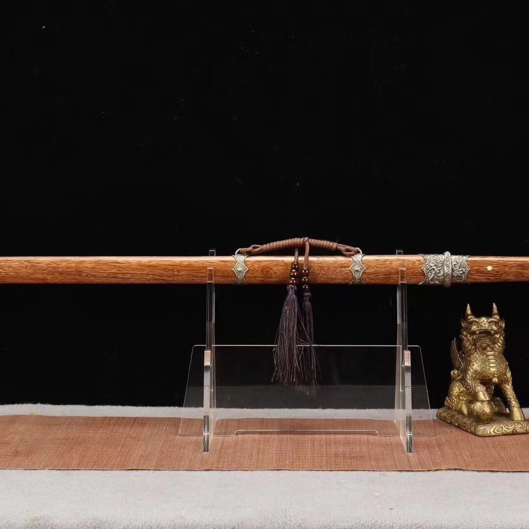 祥龙26寸长款烧刃系列花梨木合金简装唐刀覆土烧刃未开刃