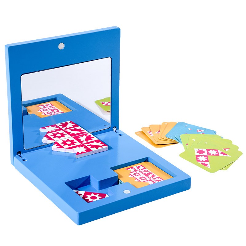 吉庆鸟儿童拼图玩具木制质幼儿童积木早教动手脑七巧板男女孩动物汽车