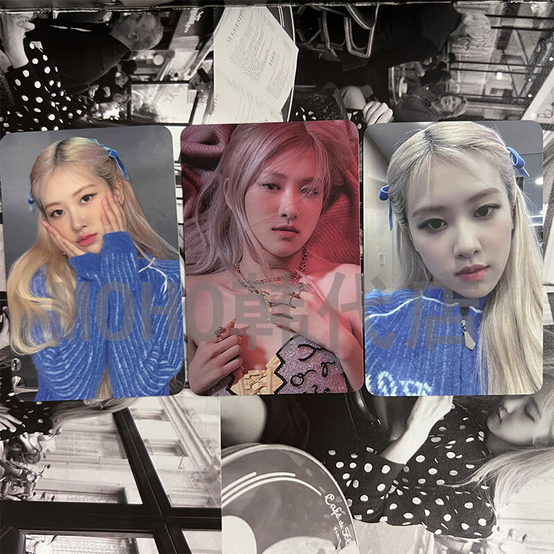 薇欧漫baby monster出道专辑官卡blackpink朴彩英rose solo专辑k4特典