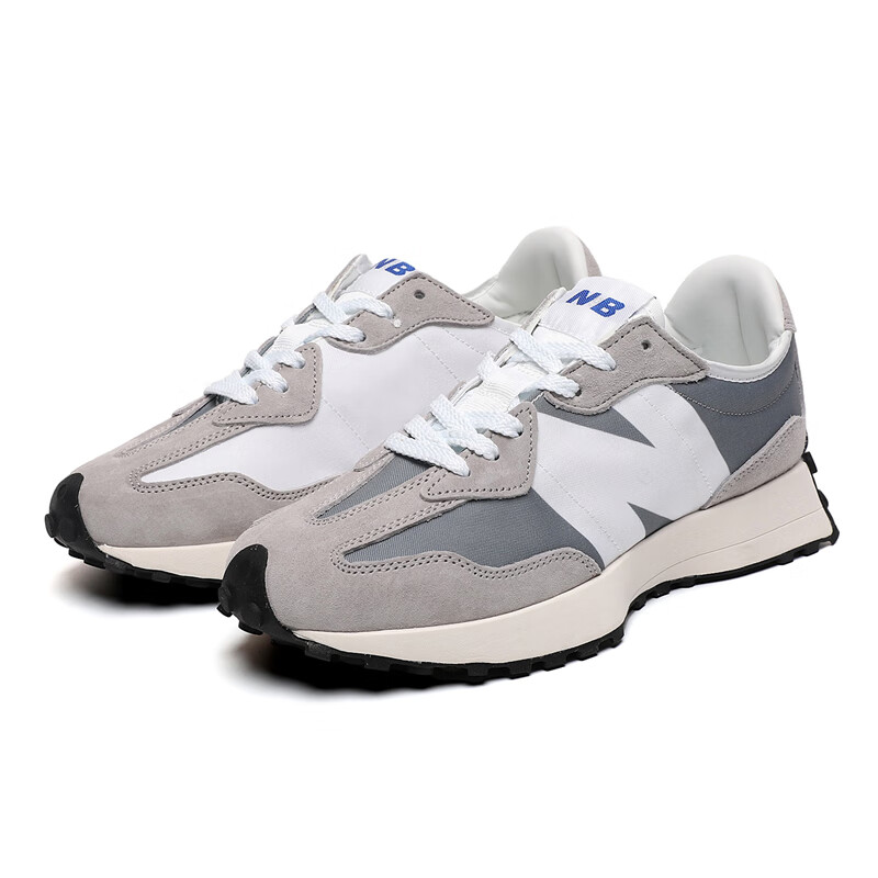 舰店官方327男鞋纽百伦女鞋运动鞋小蛮腰阿甘鞋官网 元祖灰 35