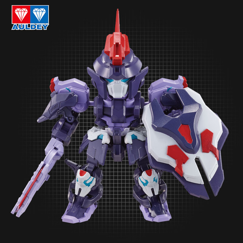 1比100简约入门拼装机甲机器人模型玩具生日礼物 q版 近战凯能(拼装