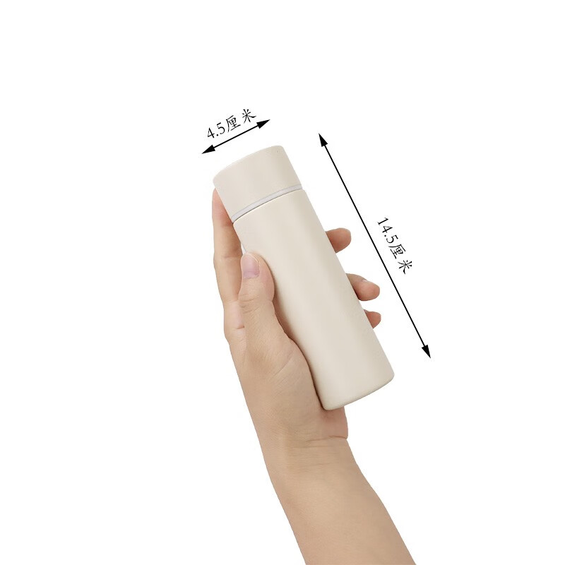 迷你保温杯女士便携小号简约小巧水杯子细长水杯100ml超小容不锈钢