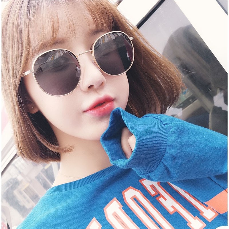 梵卡勒偏光墨鏡太陽(yáng)鏡女司機(jī)開(kāi)車駕駛專用眼鏡防曬鏡防強(qiáng)光防紫外線眼鏡 金框黑灰