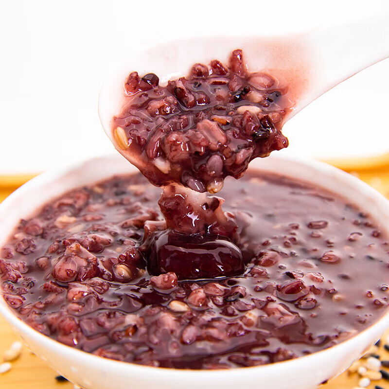 艾谷黑米糯米红枣粥料 大方罐包装(五谷杂粮 粗粮)年货 1瓶