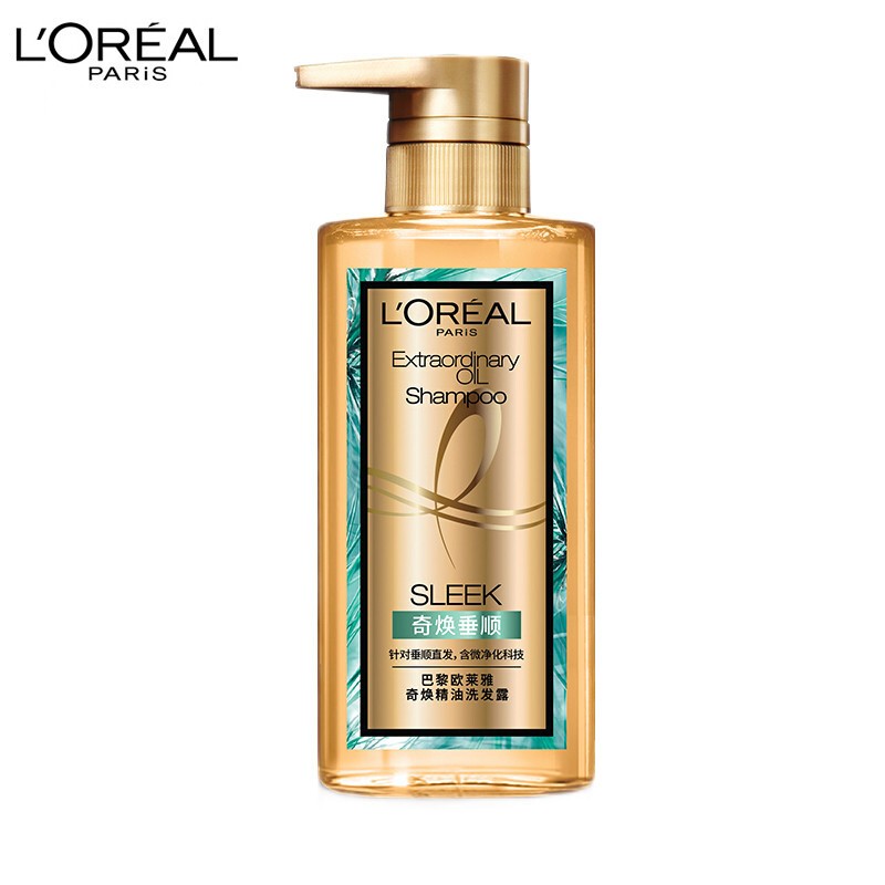 欧莱雅(loreal)洗发水大金瓶奇焕精油护色洗发露清爽轻盈蓬松 洗发露