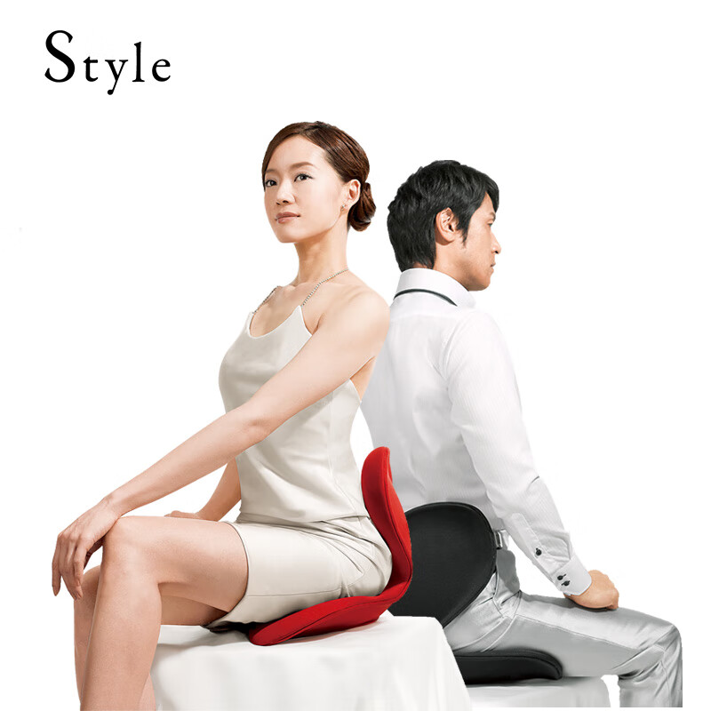 MTG Style 花瓣坐垫 保护脊椎 支撑盆骨 美臀护腰坐垫 日本进口 经典款 红色