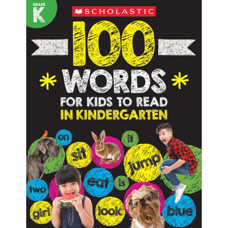 预订 100 Words for Kids to Read in Kindergarten Workbook