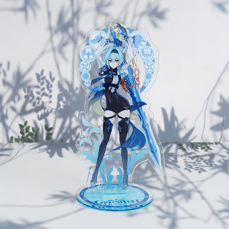大立牌亚克力动漫摆件原神漫展 优菈 高或宽约16cm