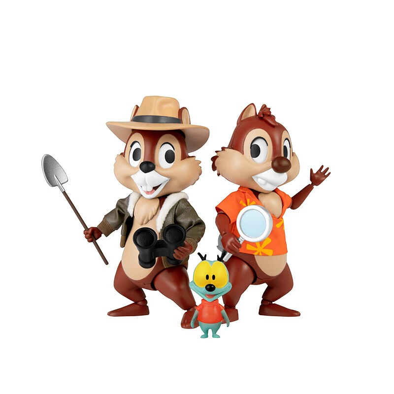 王国救援突击队 奇奇与蒂蒂 关节可动手办桌面摆件收藏礼物 奇奇蒂蒂