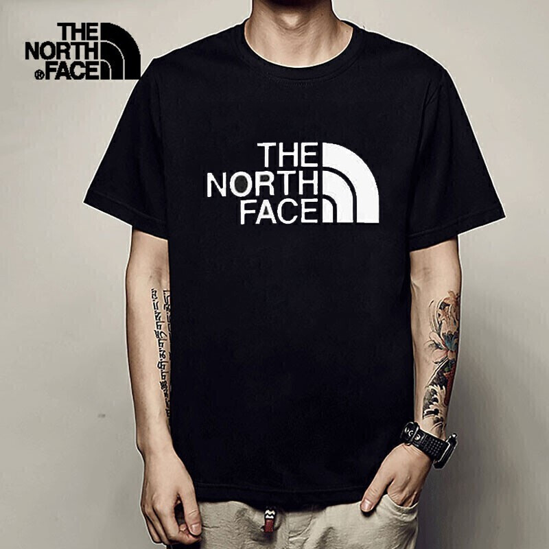 北面半袖The North Face户外男女春夏款运动T恤舒适上衣透气圆领短袖 5JZS JK3 XL/180