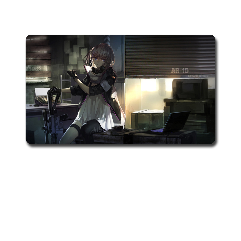 动漫鼠标垫马卡洛夫 内格夫调色板ar小队 少女前线手游鼠标垫 桌垫