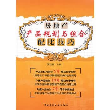 房地产产品规划与组合配比技巧【上新】
