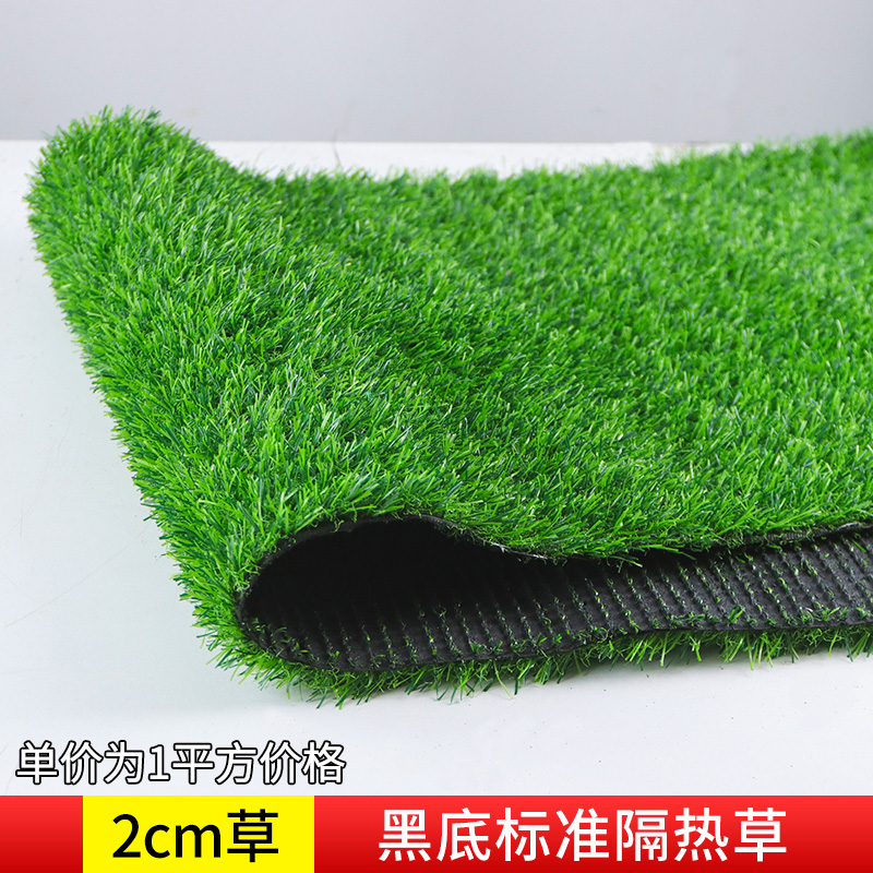 乐子君 屋顶防晒隔热仿真草坪玻璃庭院阳台绿地毯天台露台阳光房顶假草皮 2cm春草黑底 标准隔热草属于什么档次？