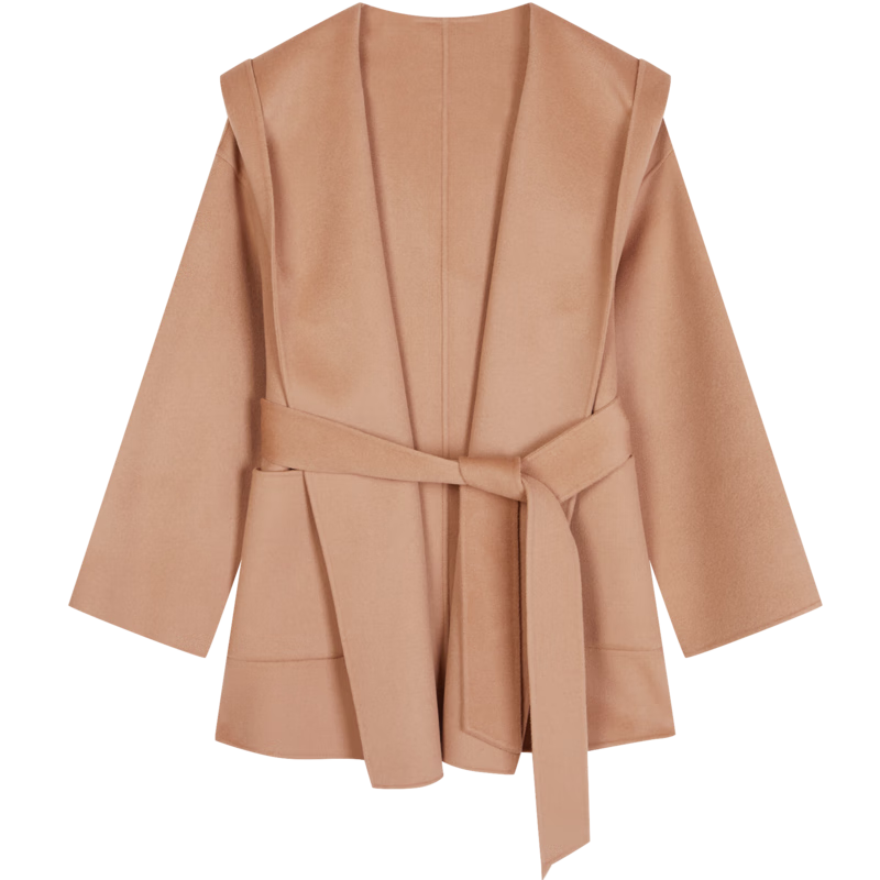 百亿补贴:BLUE ERDOS【经典款】毛呢大衣女装秋冬驼色旷野美拉德廓形短款厚呢子外套 驼 155/76A/XS2148.8元