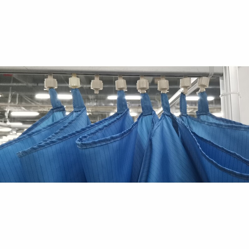 筏芯定制布帘子防尘窗帘罩子货架罩工业车间设备布罩遮光布帘房 白色