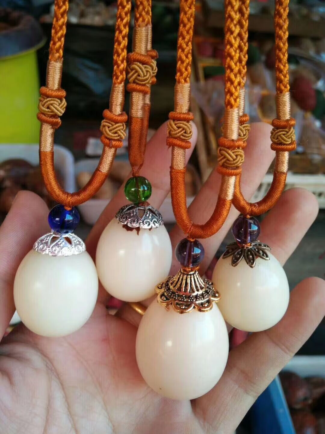 精品佛心果菩提子项链吊坠毛衣链佛果男女民族风情侣款手工制作送男友