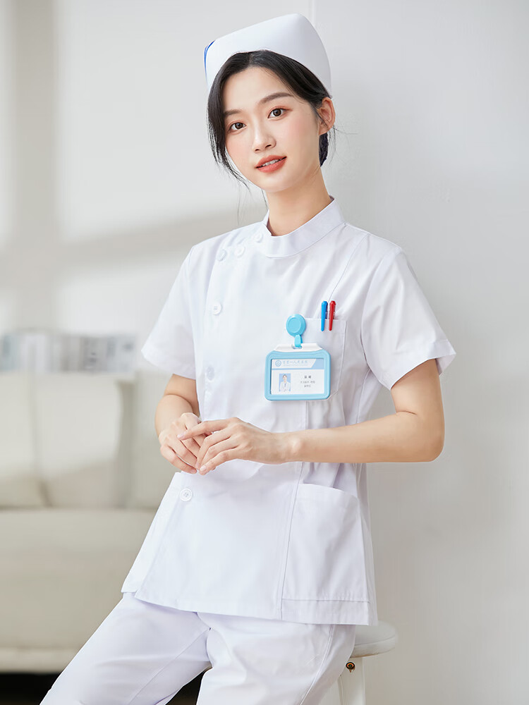 卡悠莱养老院护理员工作服护士服女款长袖两件式套装夏季短袖月嫂医美