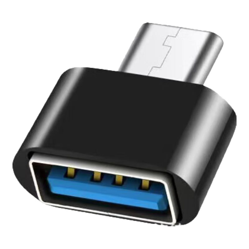 Type-C转接头 USB转Type-c黑色 