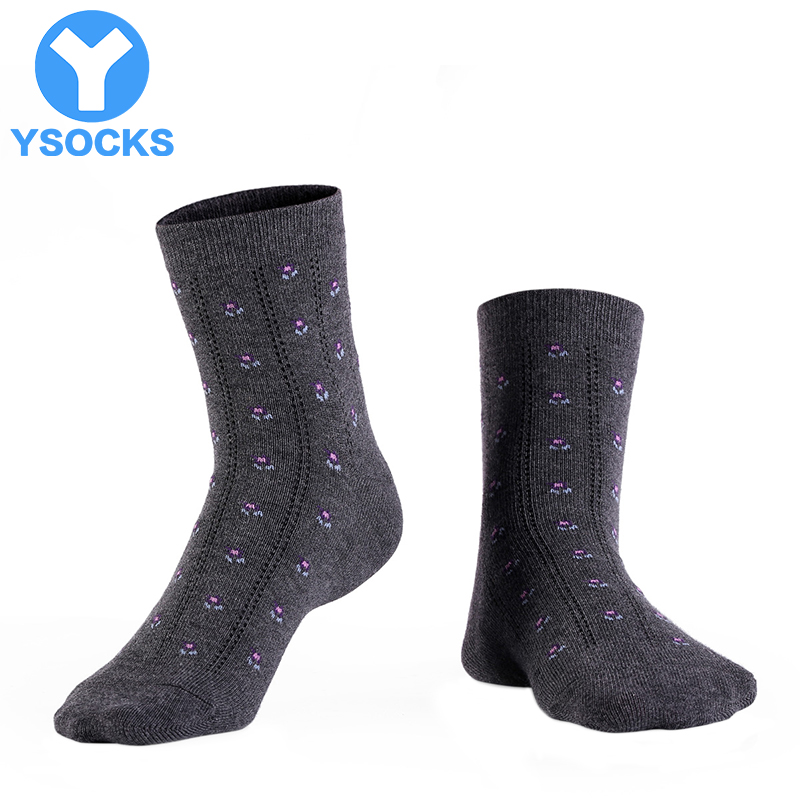YSOCKS专利防臭袜子女士中筒夏薄科技凉感纯银纤维抗菌银离子棉袜元素 混色(黑1深灰1浅灰1) 3双 均码