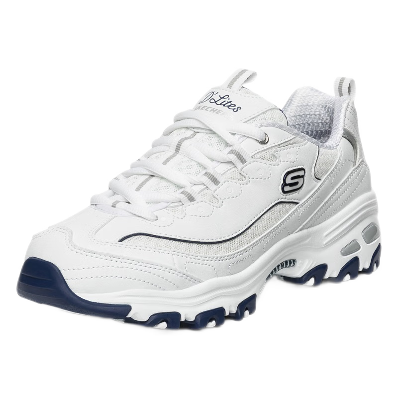 斯凱奇（Skechers）小白熊女鞋夏季厚底百搭老爹鞋透氣熊貓鞋休閑運(yùn)動(dòng)鞋99999863