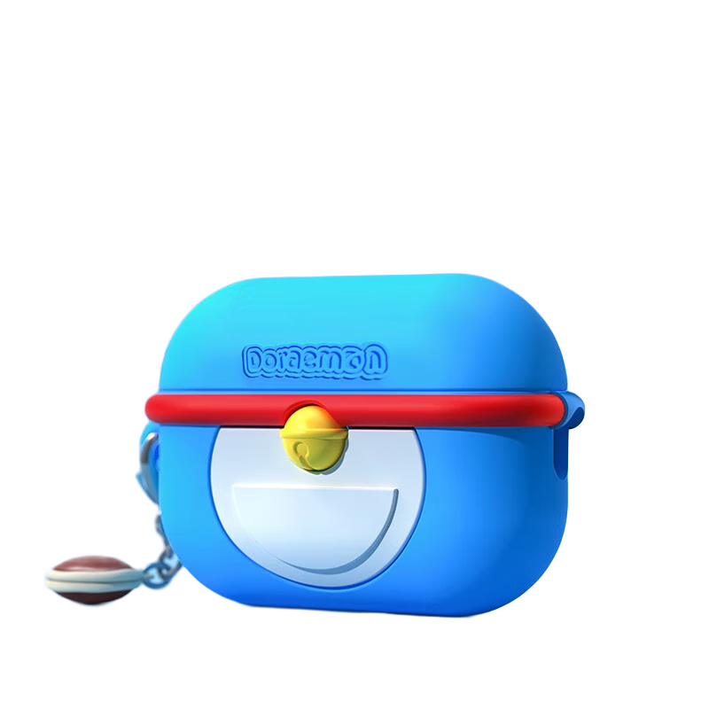 ROCK哆啦a夢(mèng) 適用于airpods pro2保護(hù)套第二代蘋果藍(lán)牙耳機(jī)套防塵硅膠防摔殼卡通可愛造型 Airpods Pro2 (第二代)保護(hù)套-百寶袋