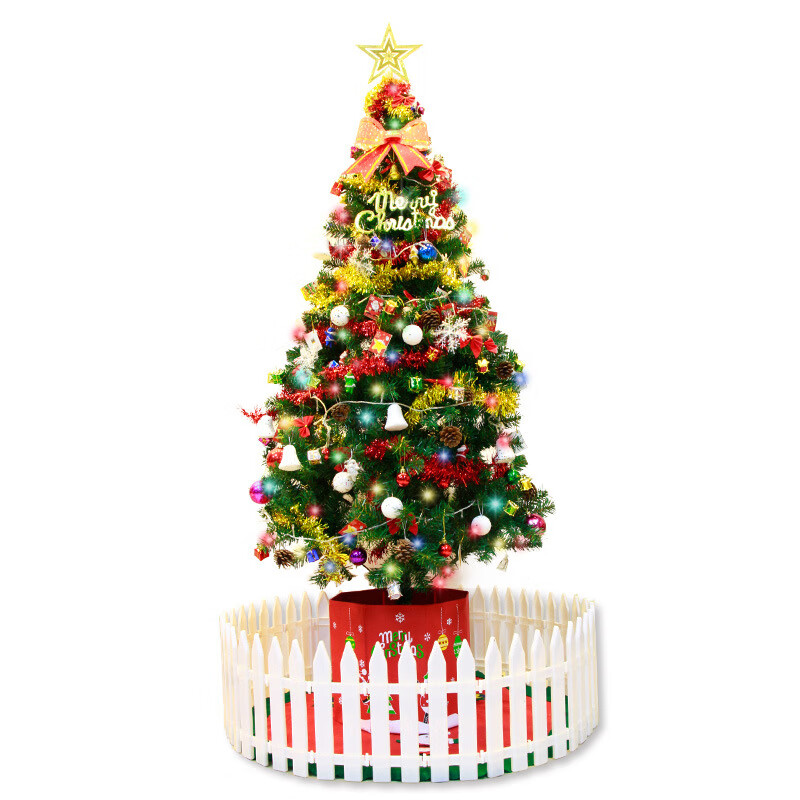 圣诞节圣诞树豪华加密装扮树摆件家用商场晚会布置新1.5米 1.5米圣诞树套餐