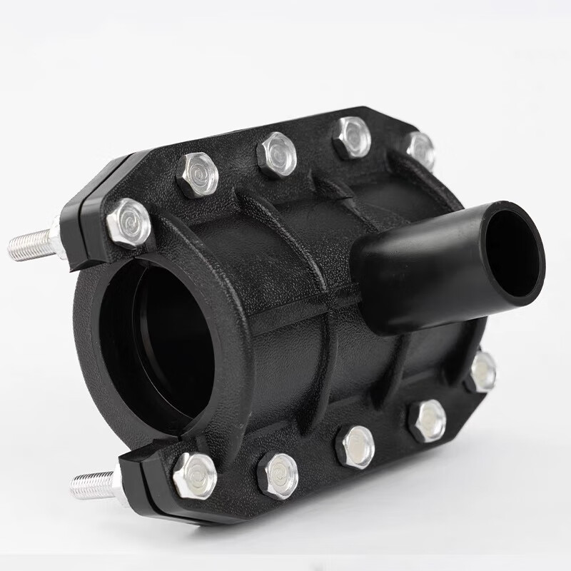 pe增口节 pe水管补漏快速抢修接头抢修三通 63哈夫节管道抱箍接头 32*