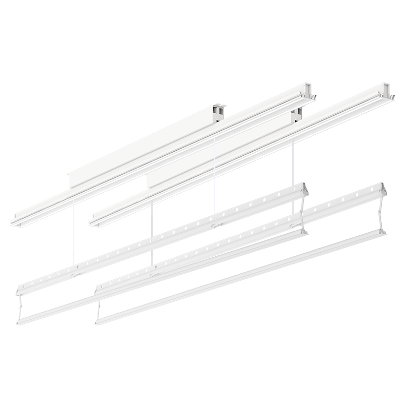 苏泊尔（SUPOR）电动晾衣架隐形隐藏嵌入式阳台智能升降语音控制晾衣架 双杆2.4米 双杆2.4米+照明+语音声控+晒被杆
