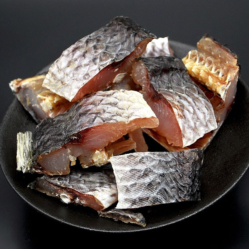 千畅安安徽特产草鱼干咸鱼干干货鱼干农家自制风干阳干腊鱼块 草鱼