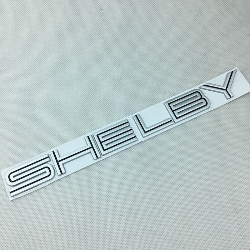 yue)适用于福特野马shelby字母标gt500眼镜蛇英文车标谢尔比改装尾标