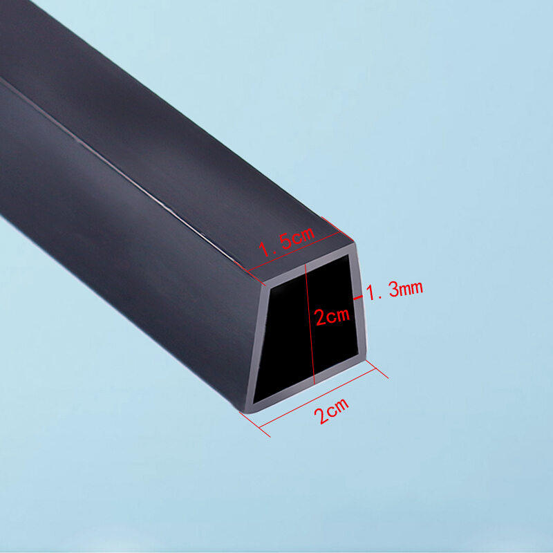 硕马建筑房顶分格条中空梯形屋面异型pvc塑料分隔条外墙滴水线分割2cm